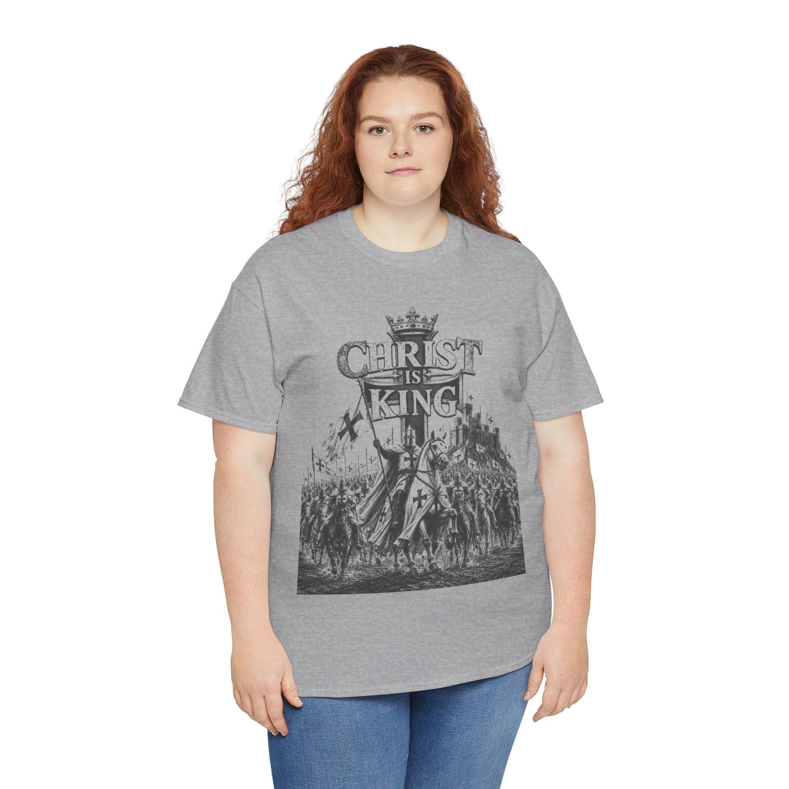 Christ Is King T-Shirt — Vintage Christian Faith Tee - Image 69