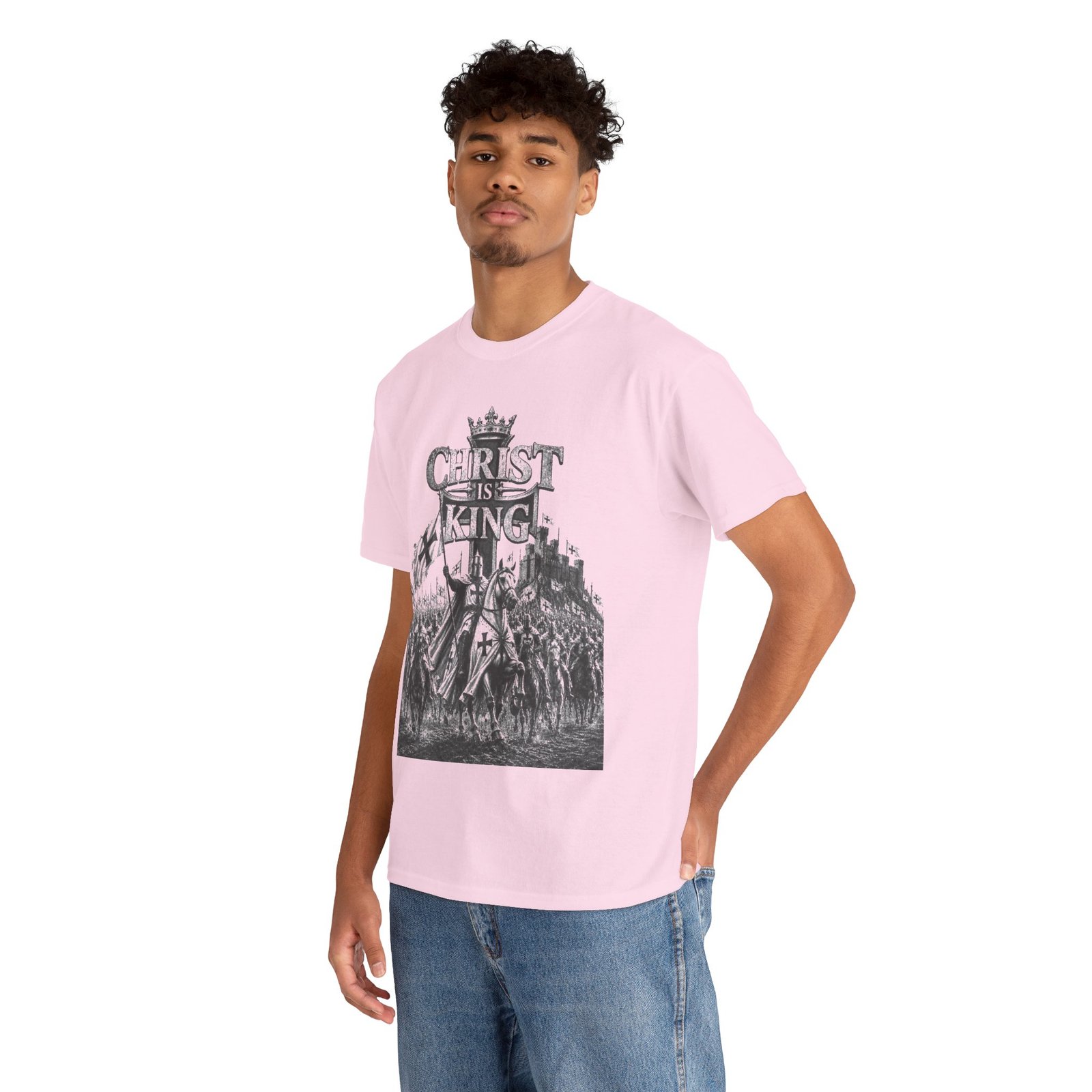 Christ Is King T-Shirt — Vintage Christian Faith Tee - Image 130